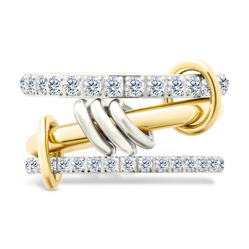 Stacking Ring 14k gold plated Sterling Silver Size 6